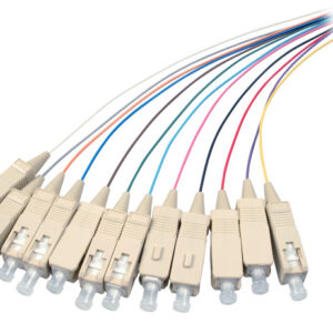 Set 12 Pigtail Fibra Ottica Multimodale OM2 SC 50/125 2 m