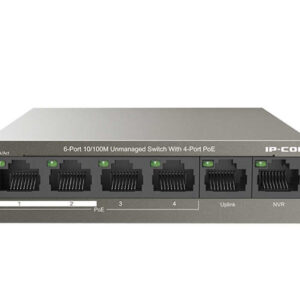Switch 4 Porte PoE + 2 Porte Uplink 10/100 Unmanaged