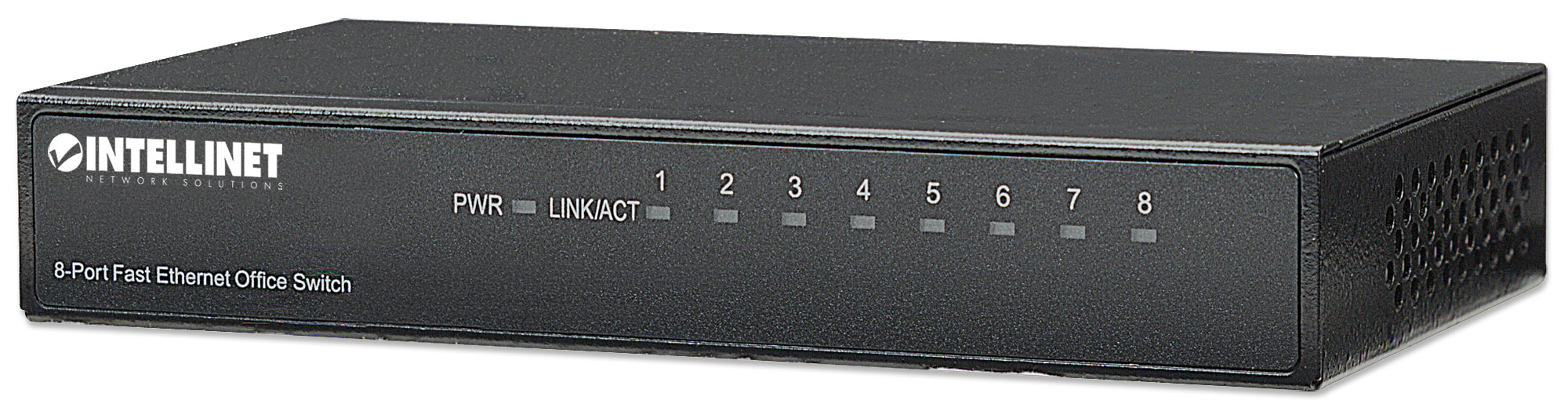 Switch Hub Ethernet 10/100Mbps 8 Porte Desktop in Metallo