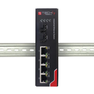 Switch Industriale 4x 10/100Base-TX a Fibra 2x 100Base-FX