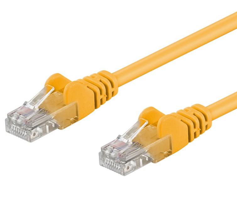 Cavo di rete Patch CCA Cat. 6 Giallo UTP 3 m
